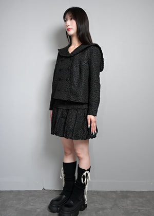 【8月下旬発送】glossy bloom sailor blouse