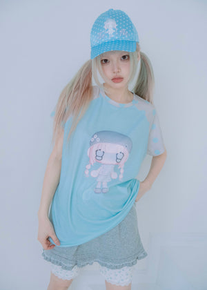 【HUHUEE】gallery girl Tee-boxy