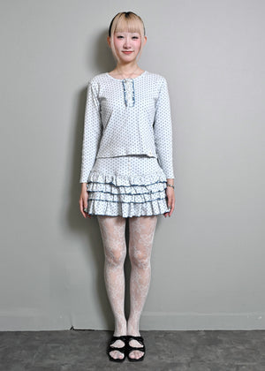 【8月下旬発送】lucky button star short pants