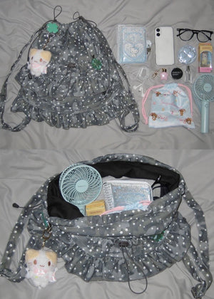 milky star camo  knapsack