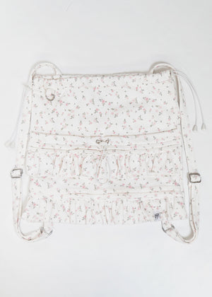 flower waffle frill knapsack