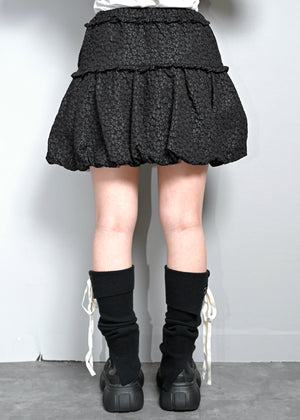 【8月下旬発送】glossy bloom balloon skirt