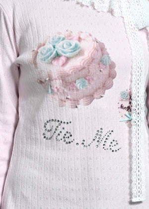 【8月下旬発送】「You need my love.」Lace-up Tee