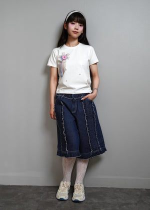 Lily’s petal denim pants