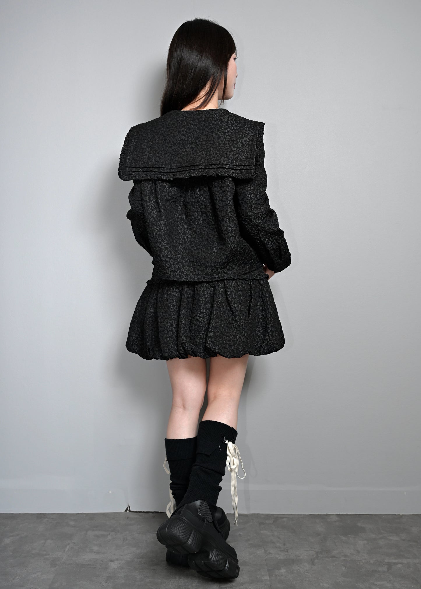 【8月下旬発送】glossy bloom sailor blouse