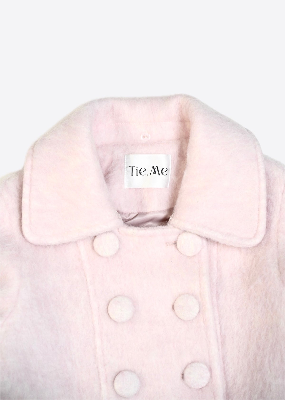 grace fur collar wool long coat