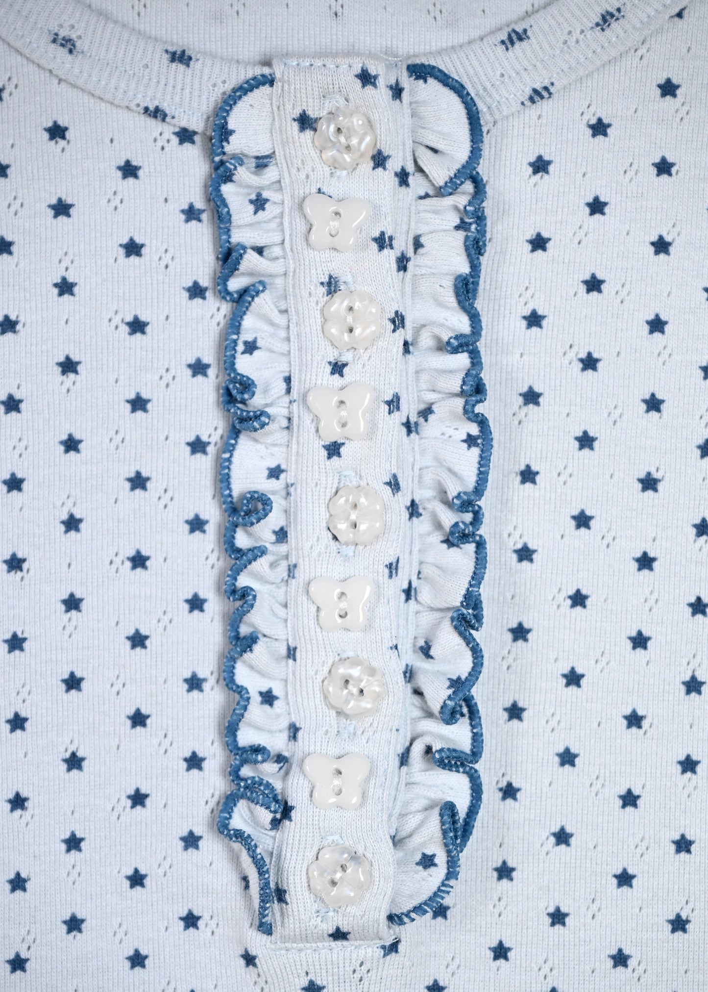 【8月下旬発送】lucky button star long-Tee