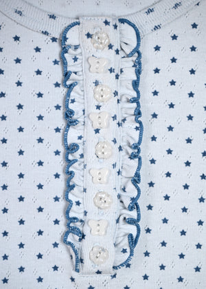 【8月下旬発送】lucky button star long-Tee
