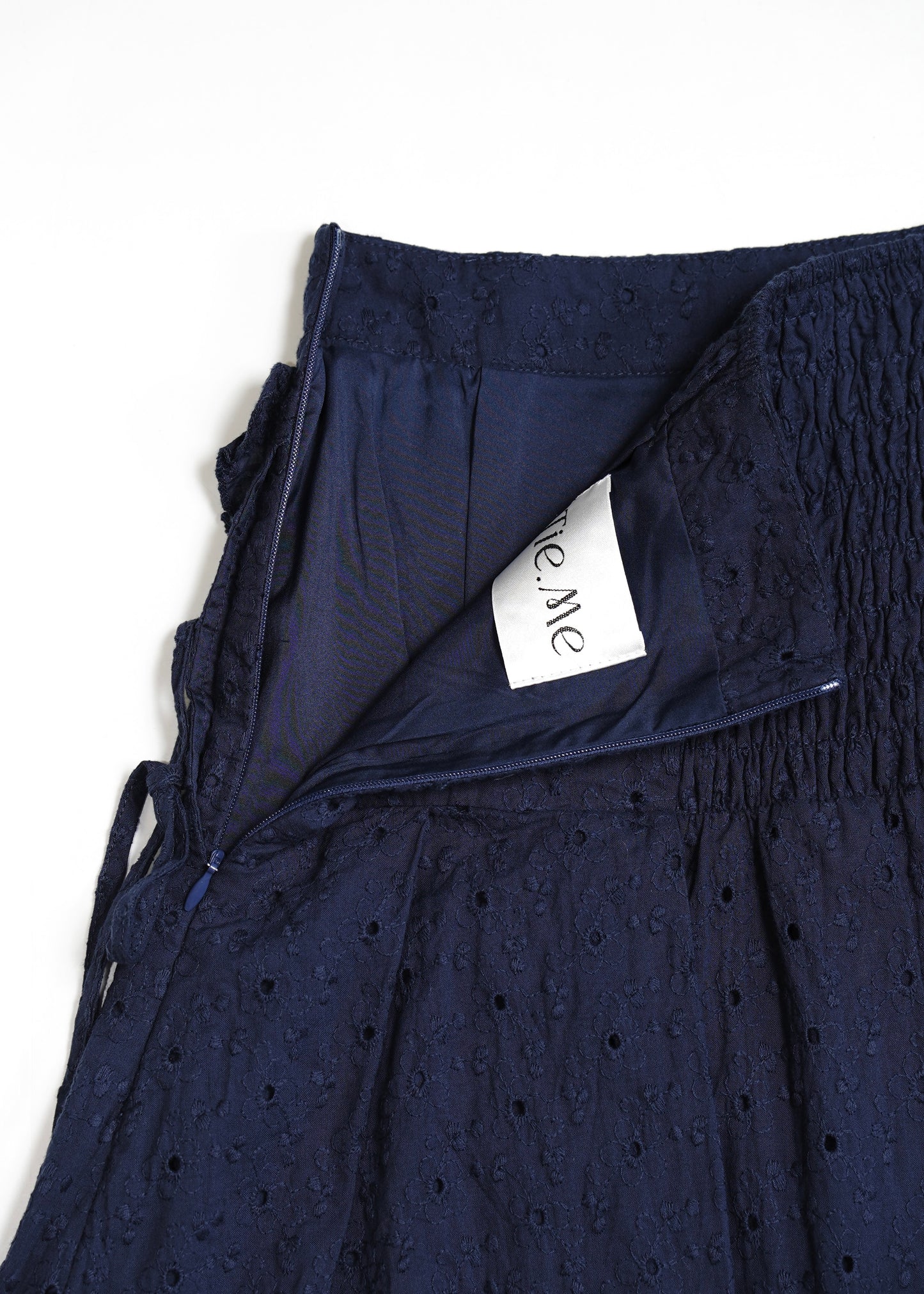 pleated cargo floral skirt