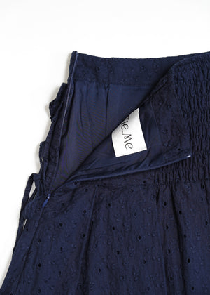 pleated cargo floral skirt