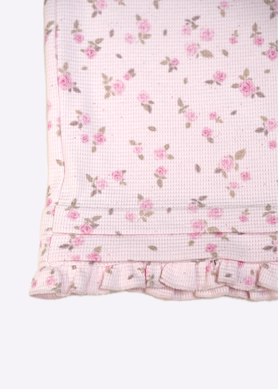 flower waffle ribbonful lounge pants