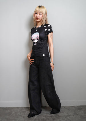 【HUHUEE】gallery girl Tee-slim