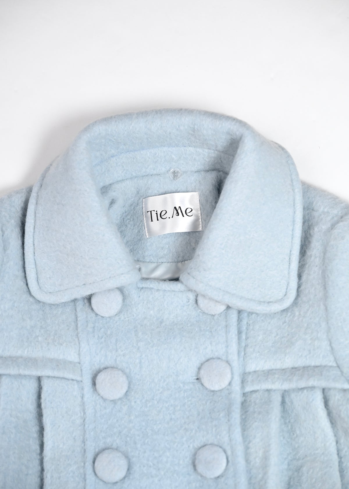 grace fur collar wool long coat