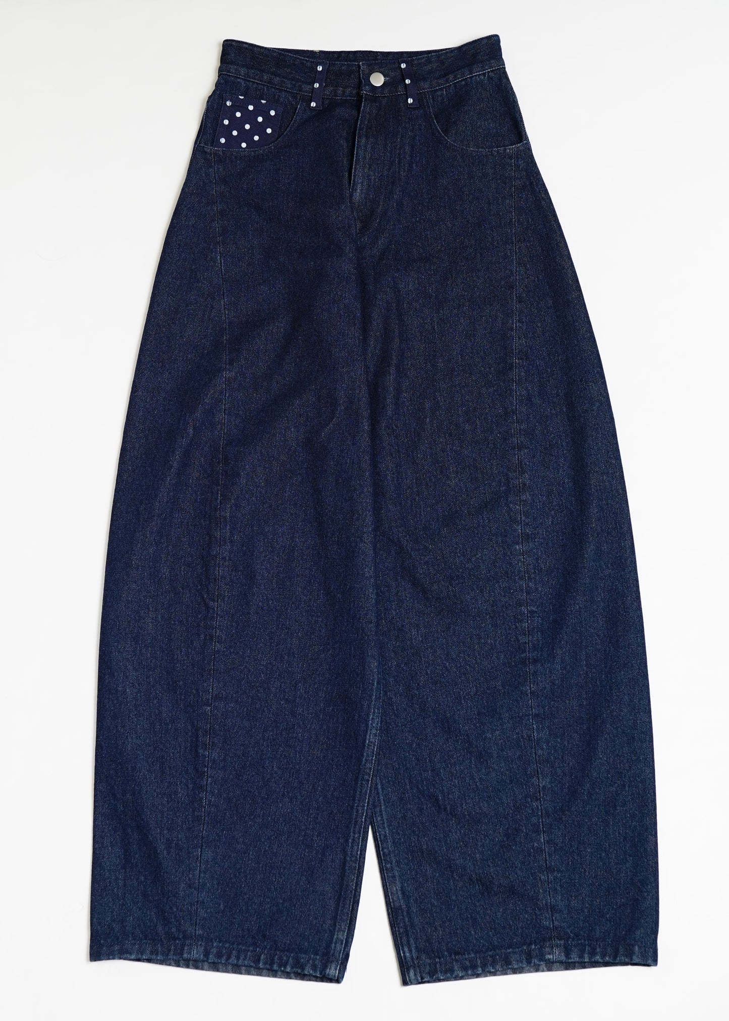 secret dot longline denim