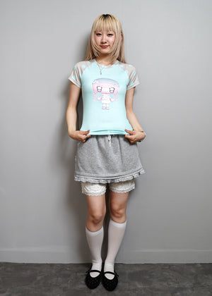 【HUHUEE】gallery girl Tee-slim