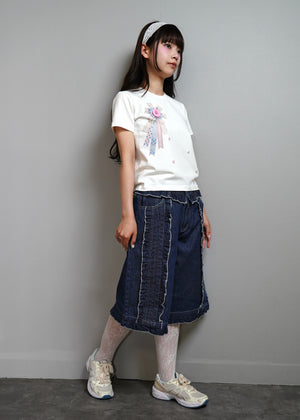Lily’s petal denim pants
