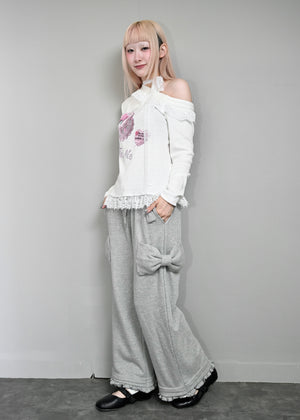 「You need my love.」Lace-up Tee