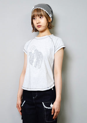 shining strawberry tee