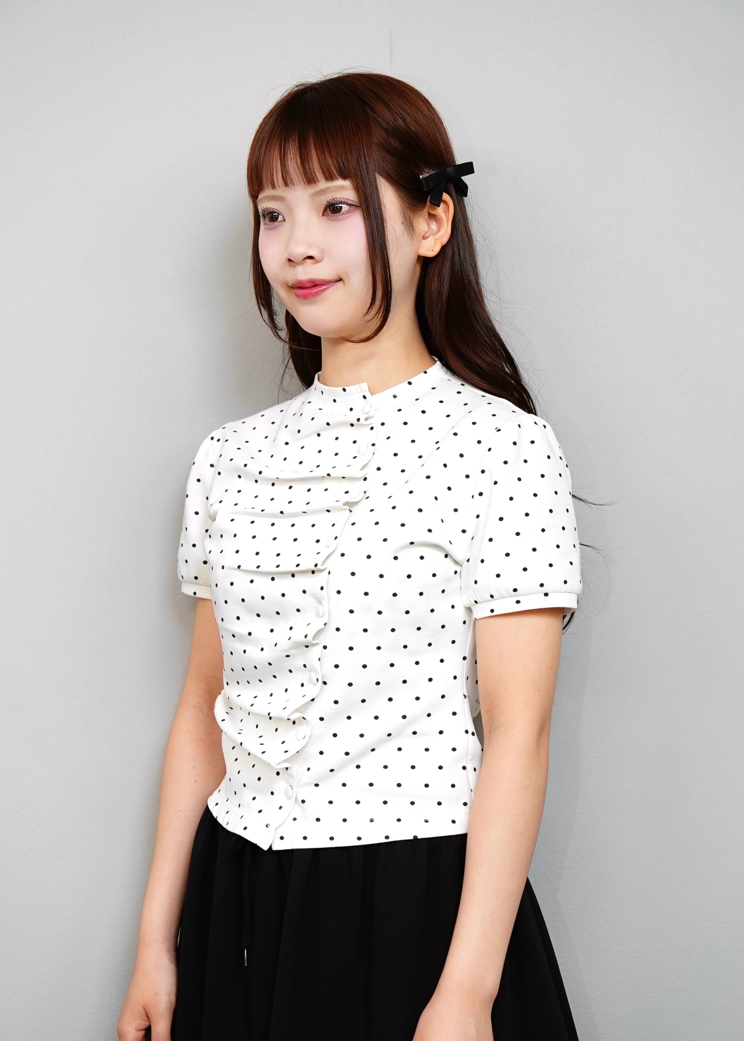 button up T-shirt-dot – Tie.Me
