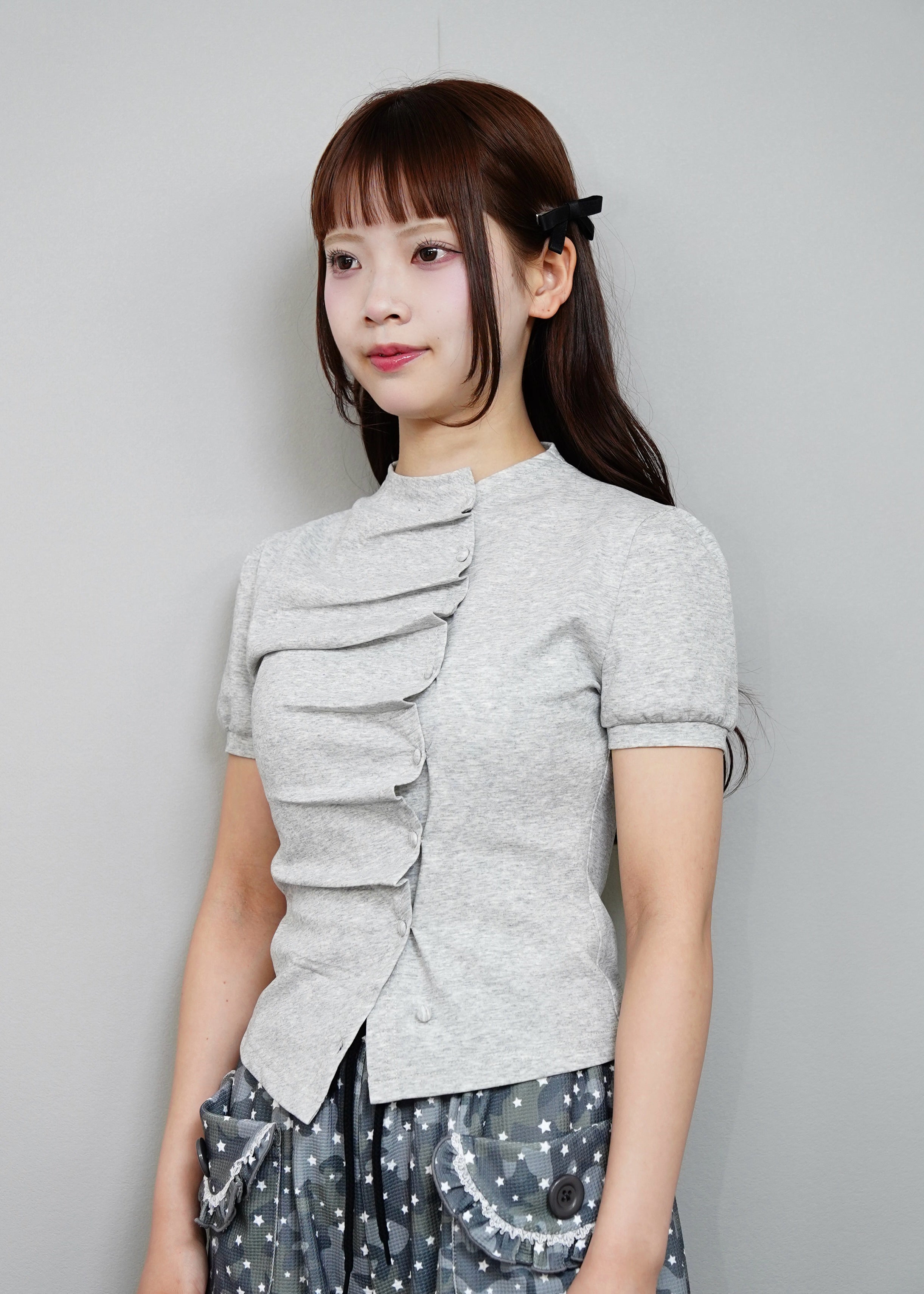 Tie.Me button up T-shirt (Lサイズ) button up T-shirt – Tie.Me