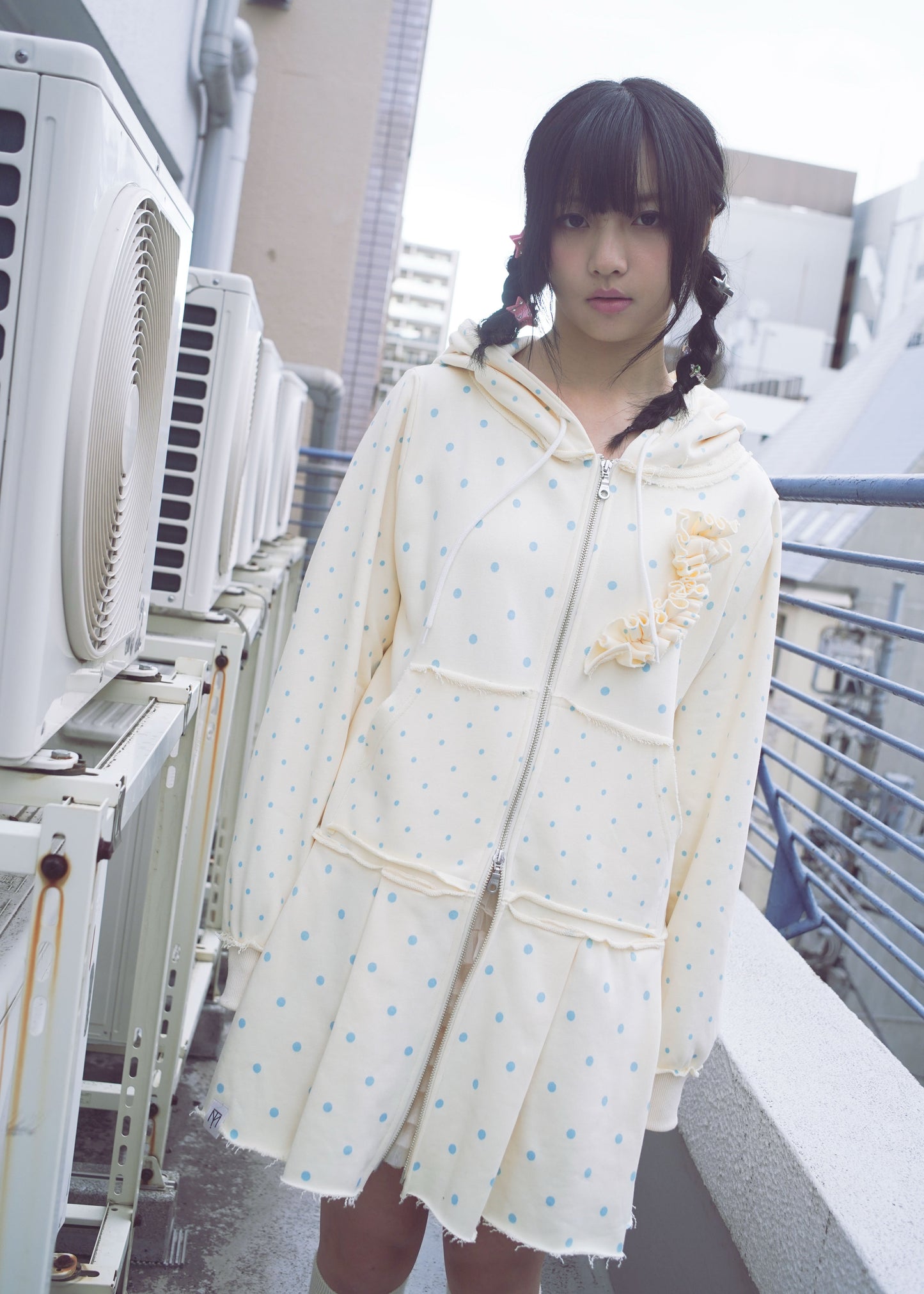 【新色&再入荷】double-zip pleated one-piece