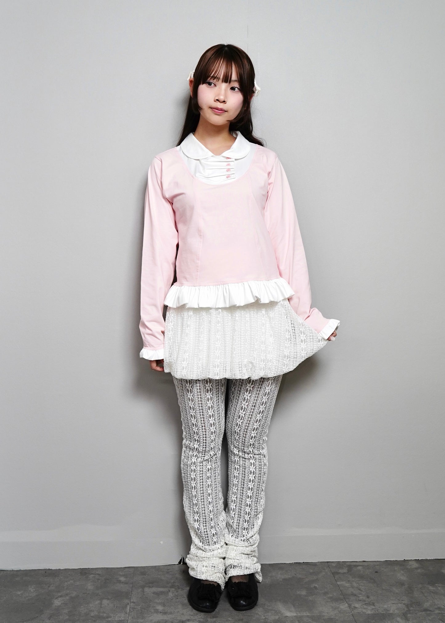 button up shirt layered tee