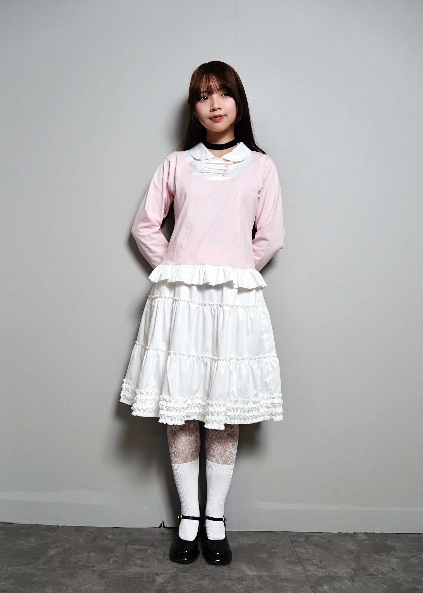 button up shirt layered tee