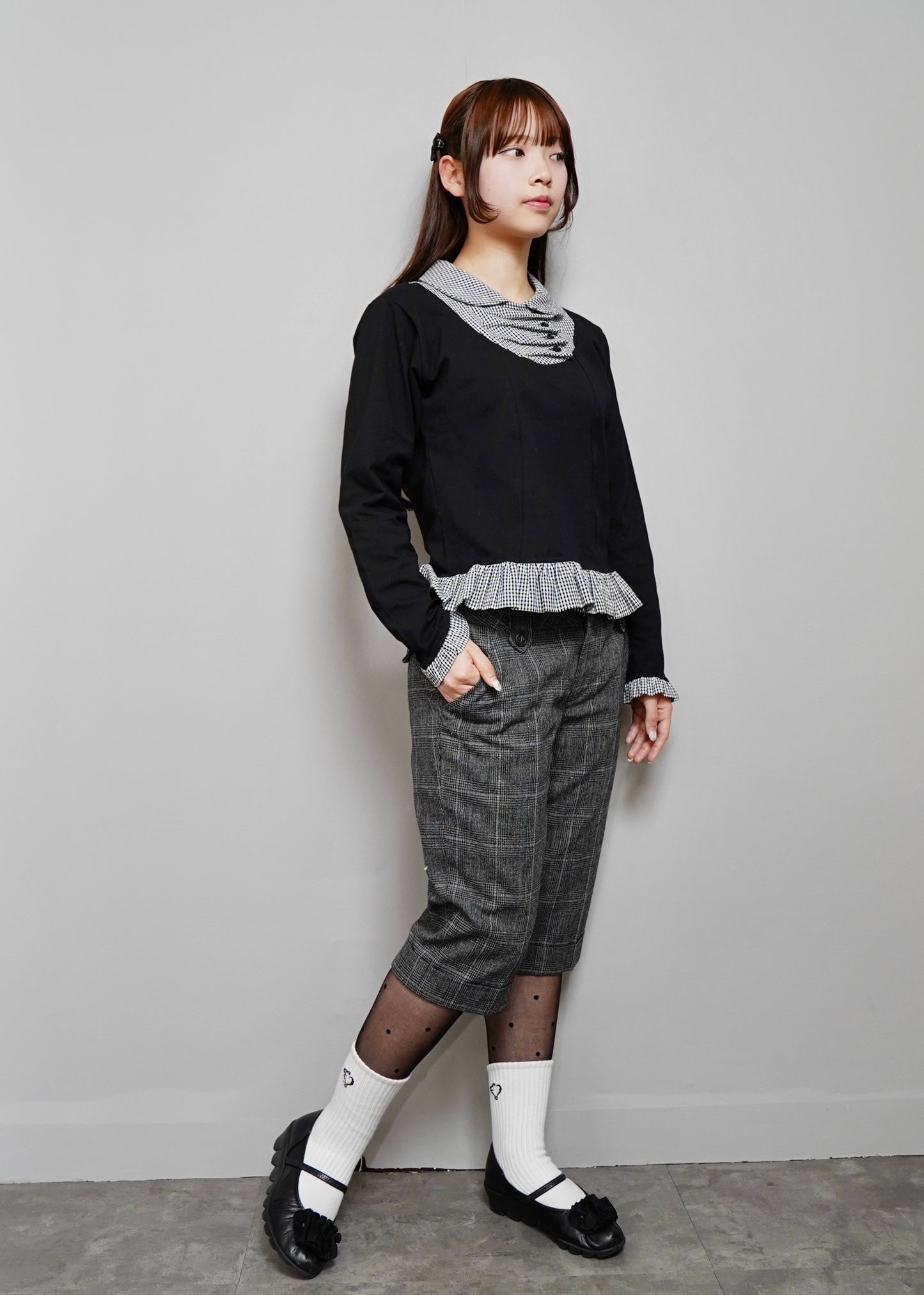 button up shirt layered tee