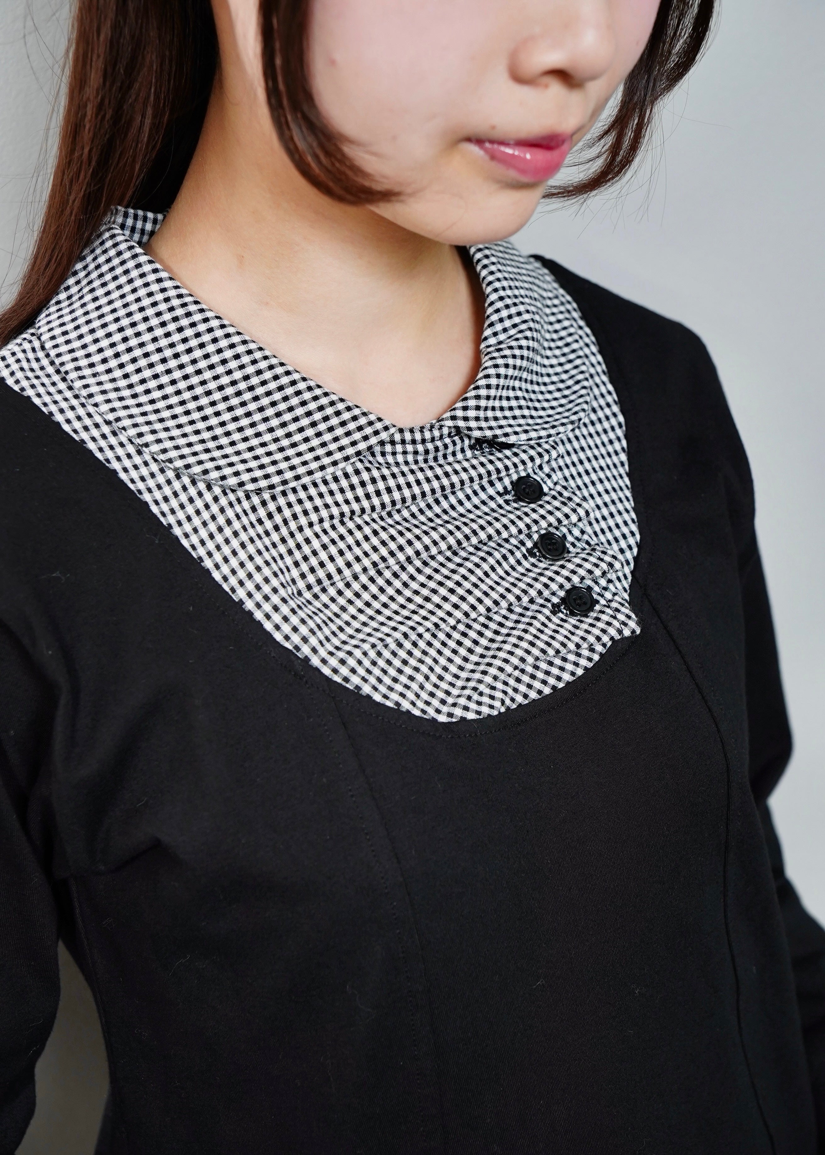 button up shirt layered tee – Tie.Me