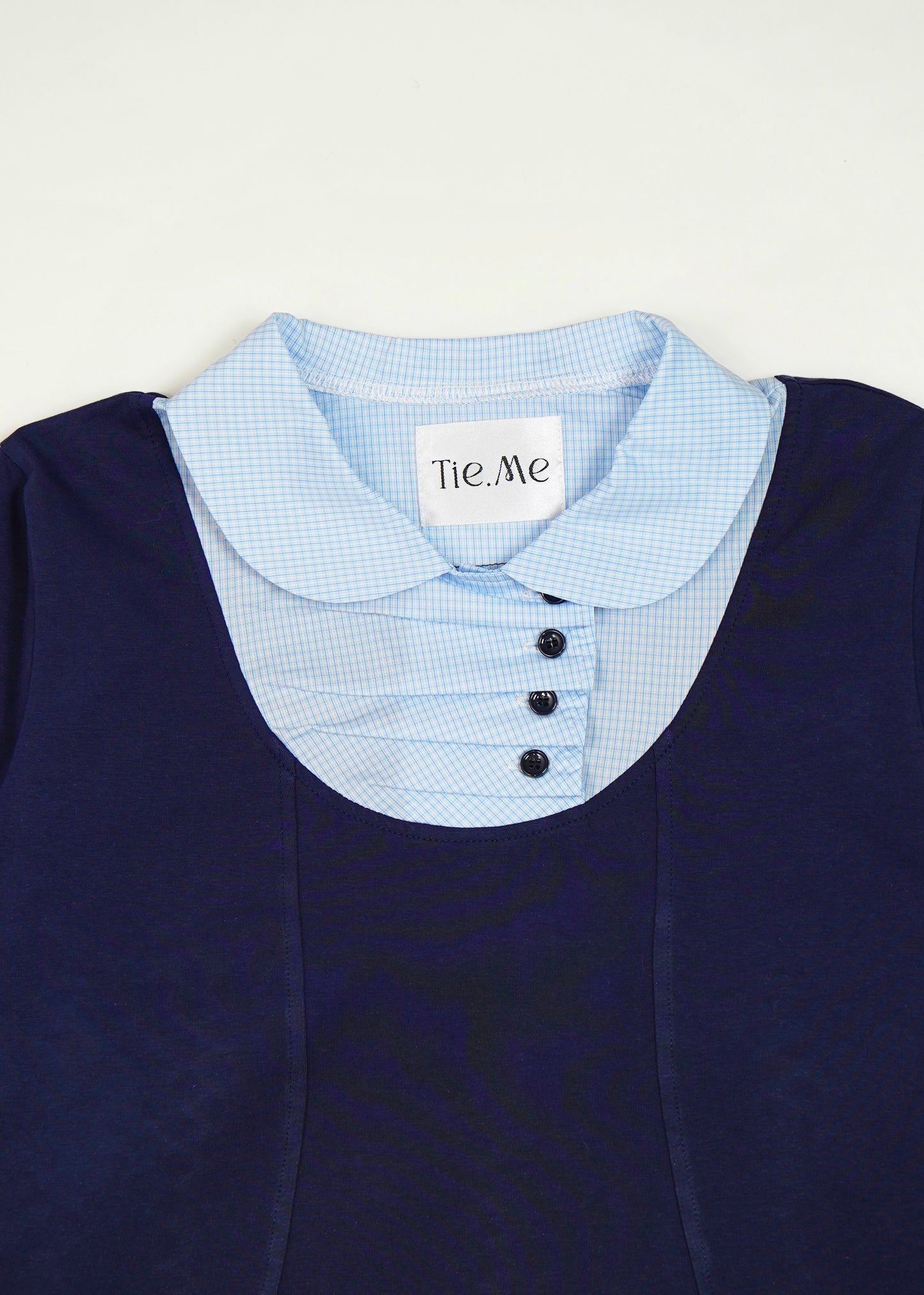 button up shirt layered tee