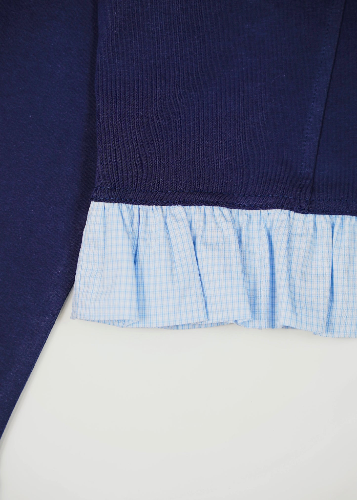 button up shirt layered tee