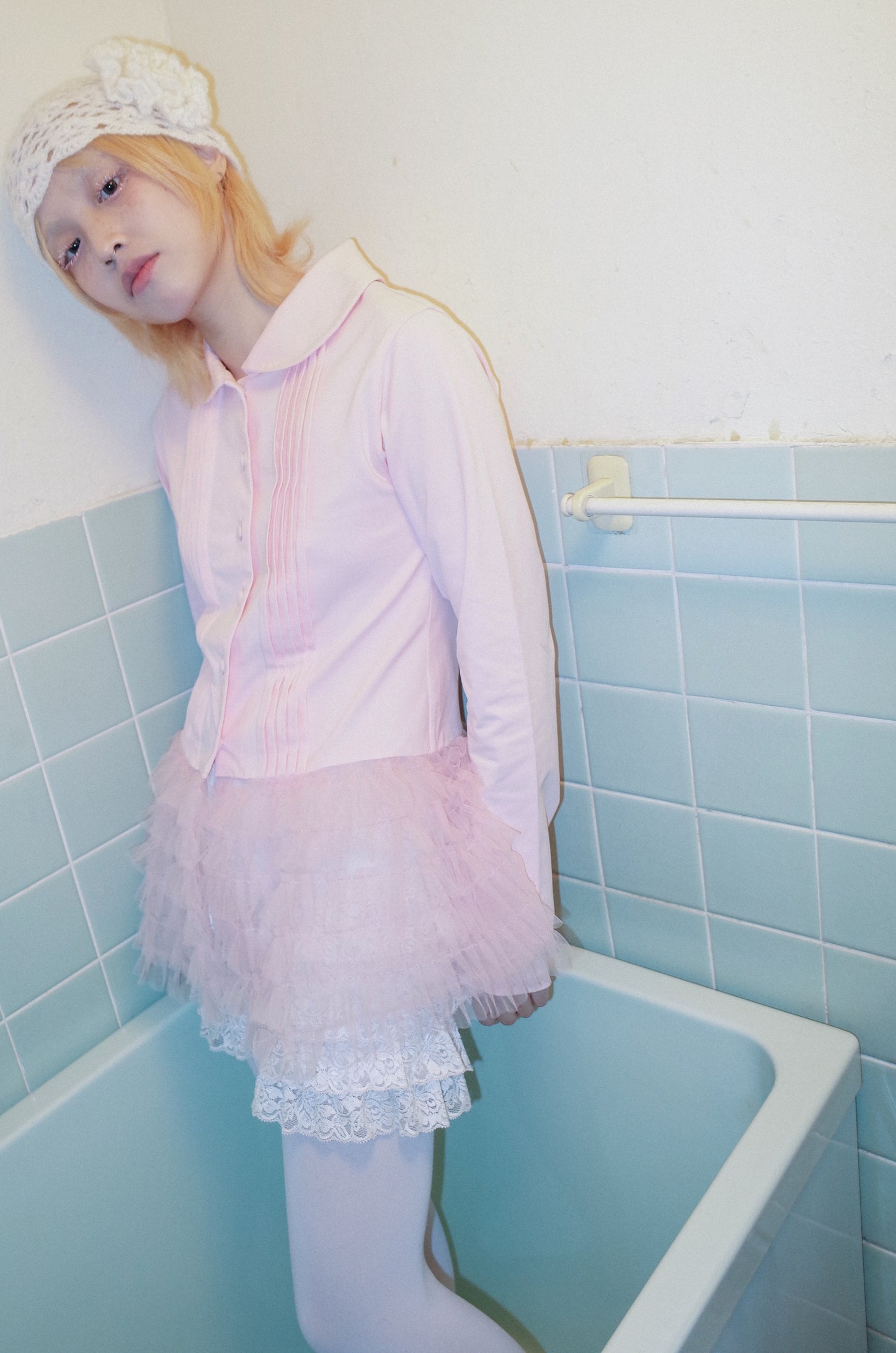 tulle dress-up Tee blouse