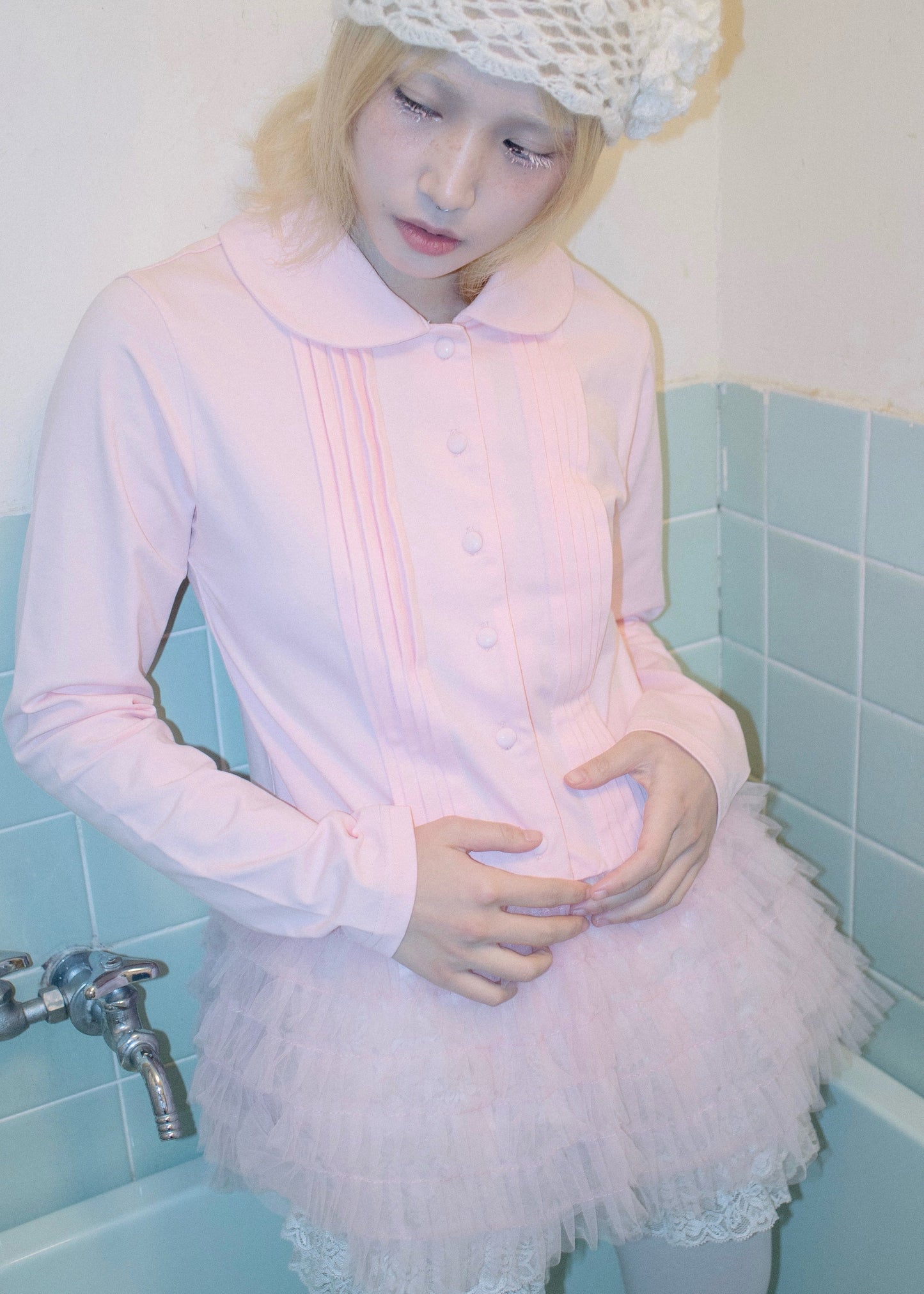 tulle dress-up Tee blouse