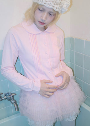 tulle dress-up Tee blouse