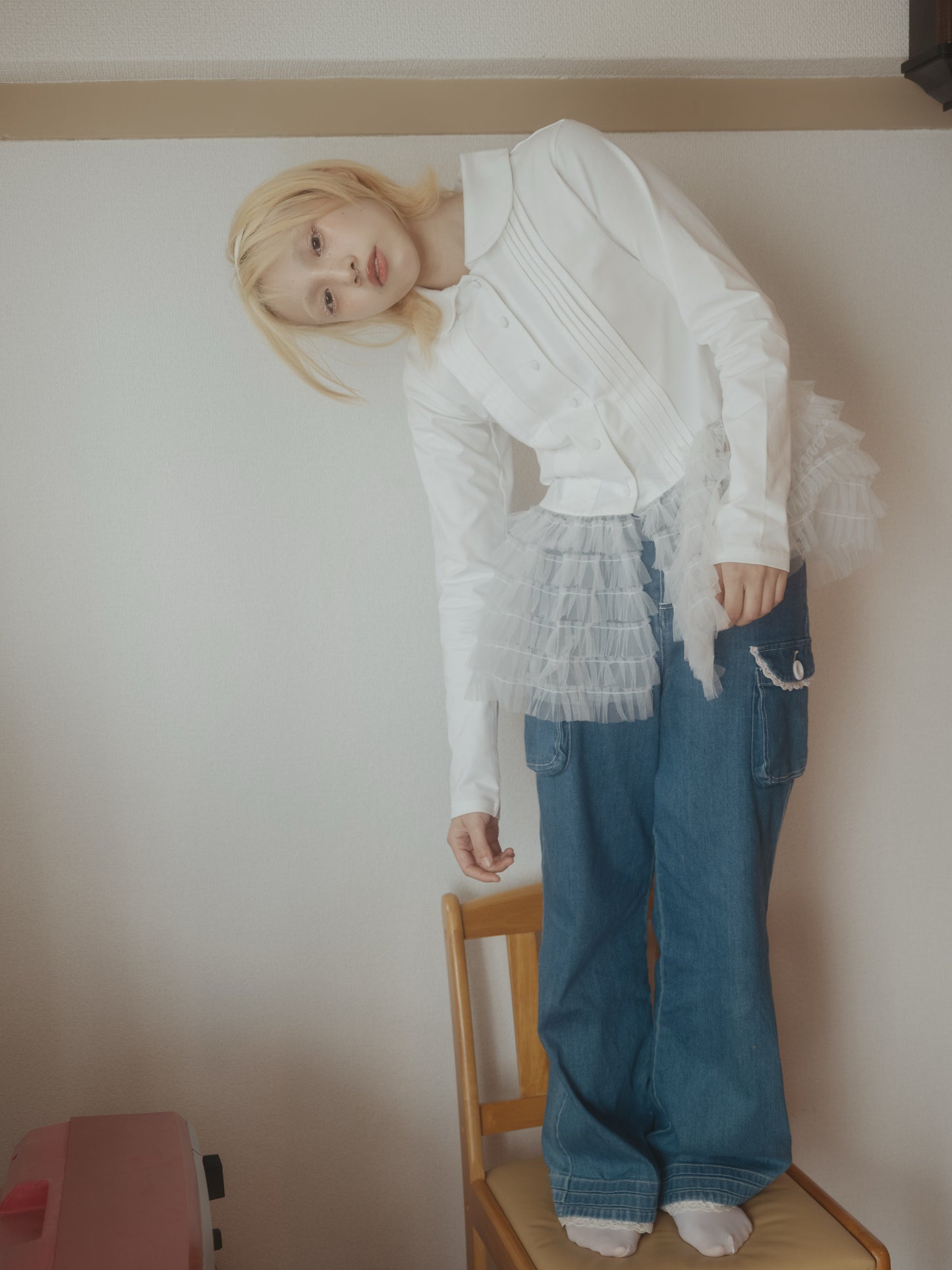 tulle dress-up Tee blouse