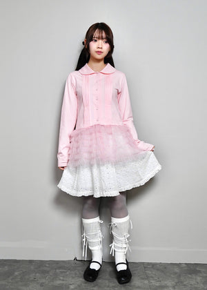 tulle dress-up Tee blouse