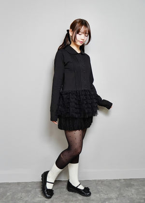 tulle dress-up Tee blouse