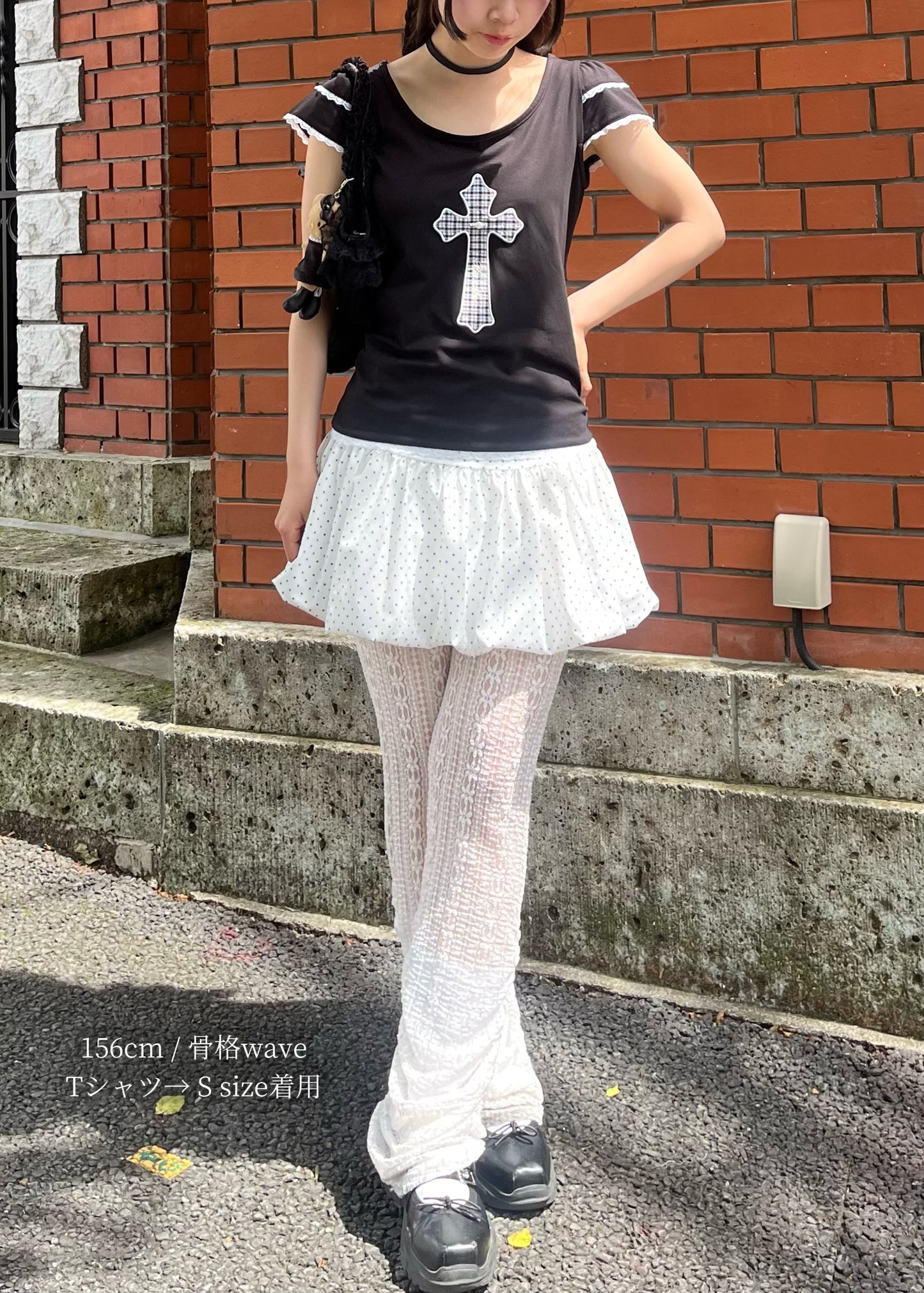 cross rose tee