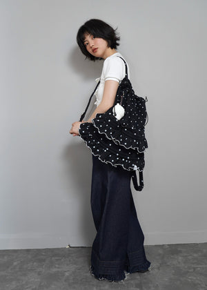 dot frill knapsack