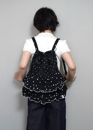 dot frill knapsack