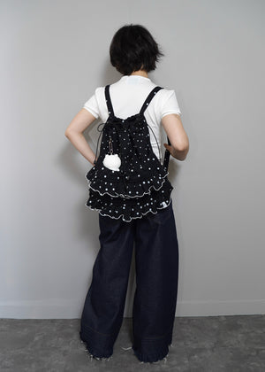 dot frill knapsack