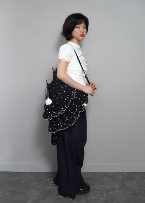 dot frill knapsack