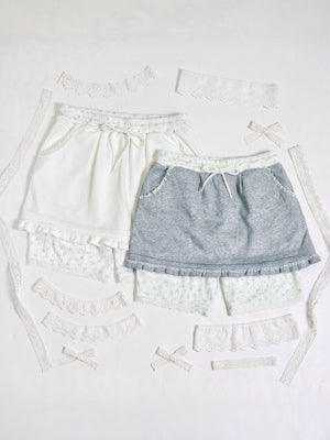 secret layered bloom skirt