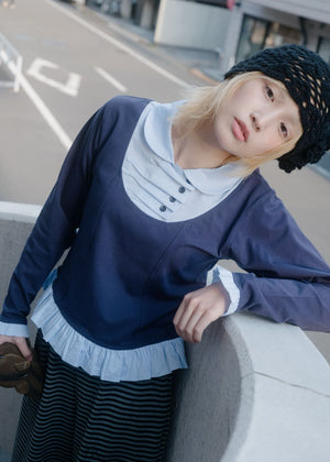 button up shirt layered tee