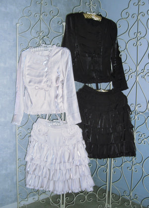 button up shimmer blouse
