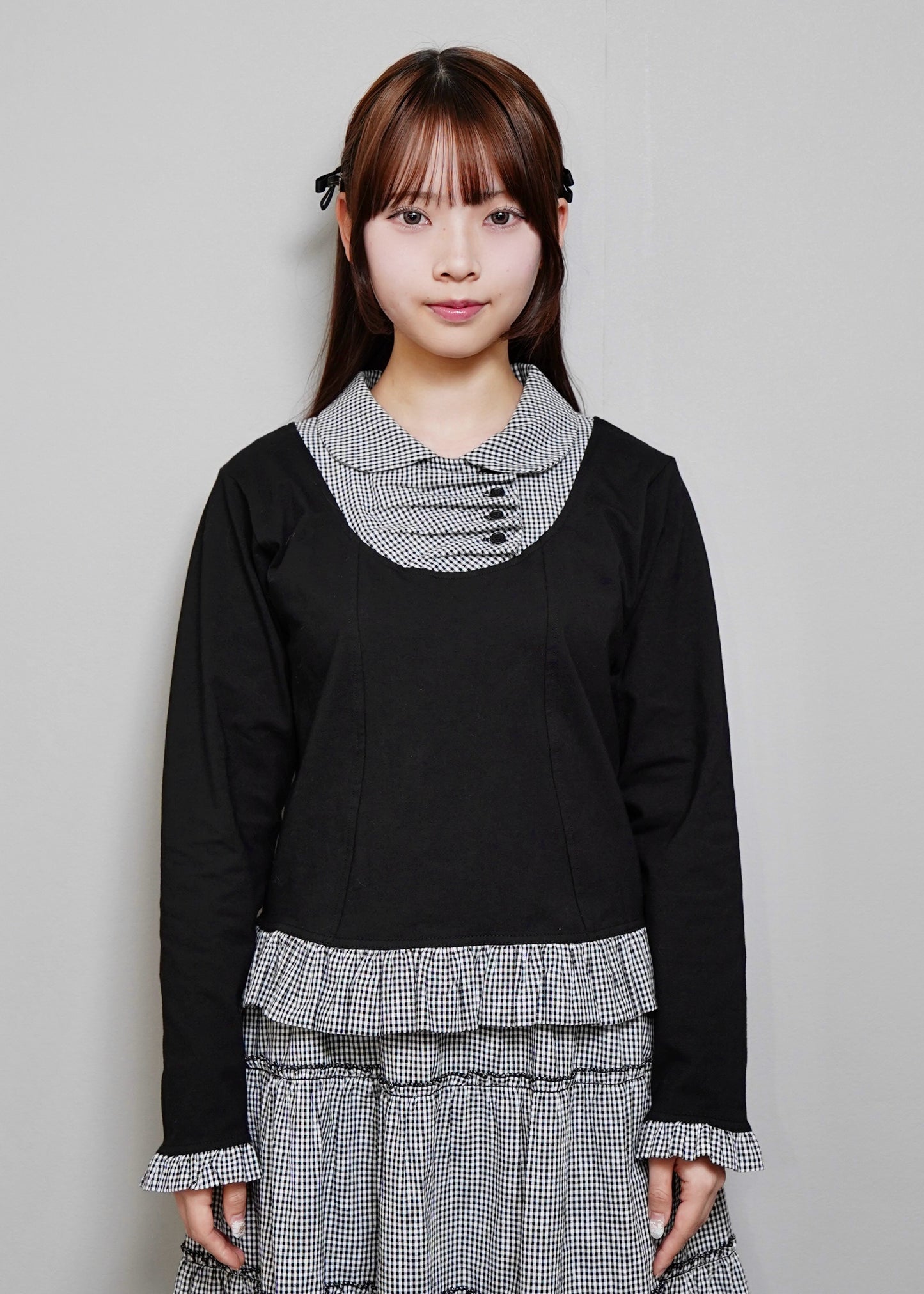 button up shirt layered tee