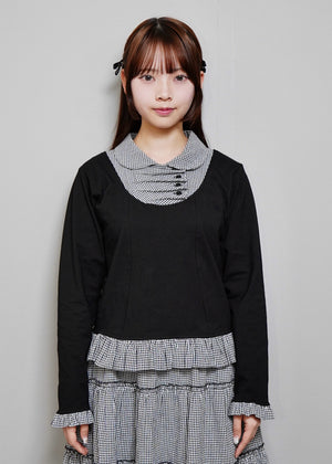 button up shirt layered tee