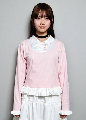 button up shirt layered tee