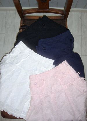 pleated cargo floral skirt