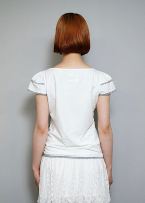 cross rose tee